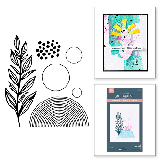 Spellbinders - BetterPress - Flourishing Press Plates by Dina Wakley