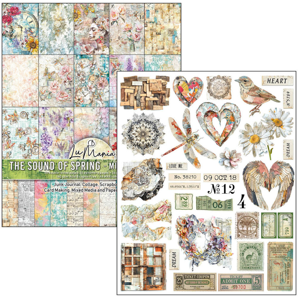 Ciao Bella - LuMania - Mixed Media Book: The Sound Of Spring
