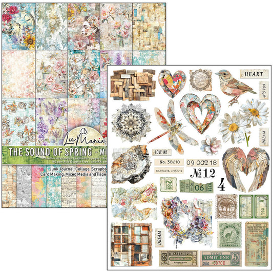 Ciao Bella - LuMania - Mixed Media Book: The Sound Of Spring