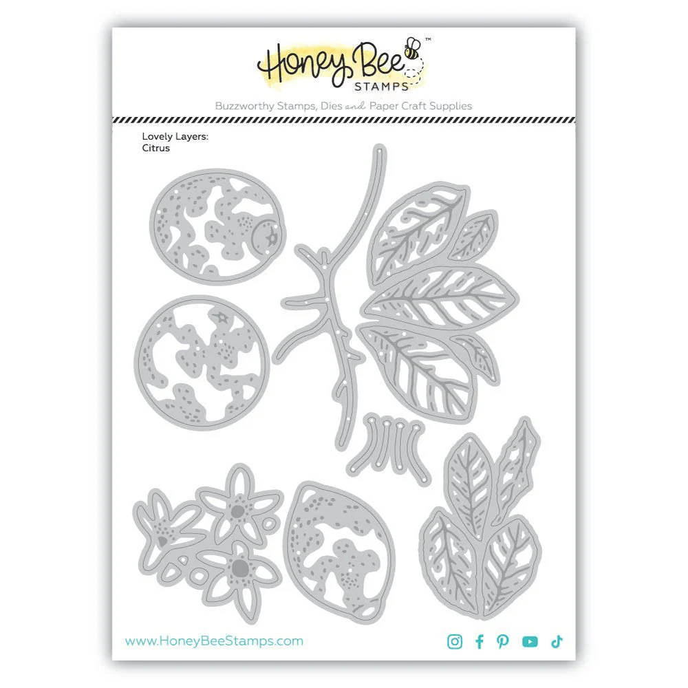 Honey Bee - Lovely Layers: Citrus Die Set