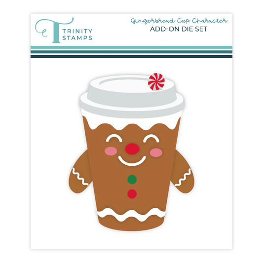Trinity - Cup Character - Gingerbread Add-On Die Set