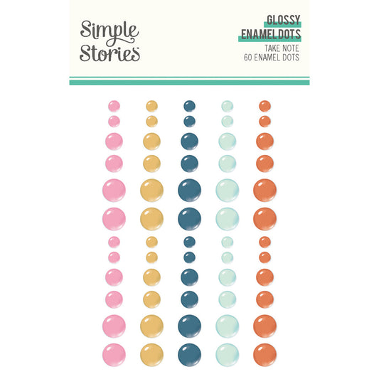 Simple Stories - Take Note - Glossy Enamel Dots