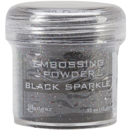 Ranger - Embossing Powder - Black Sparkle