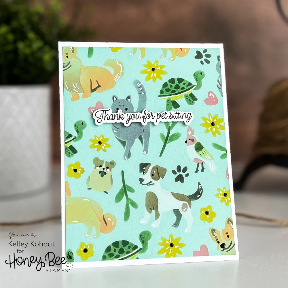 Honey Bee - Pet Friends Layering Stencil & Die Bundle