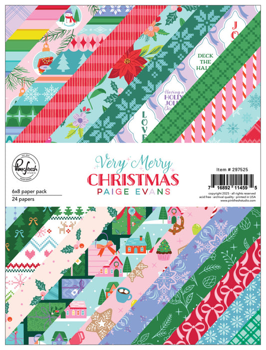 Pinkfresh - Very Merry Christmas - 6x8 Paper Pad