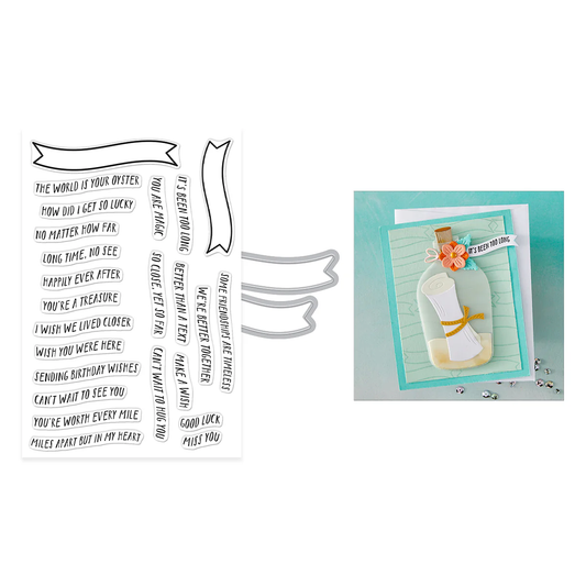 Hero Arts - Banner Days Stamp & Die Bundle