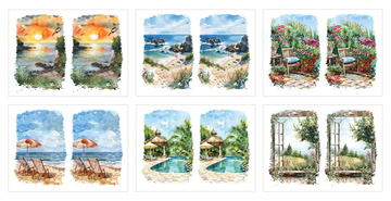LDRS - AquaInk Transfer Sheets - Tranquility