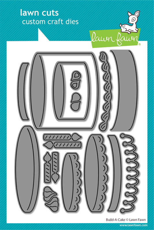 Lawn Fawn - Build-A-Cake Die Set