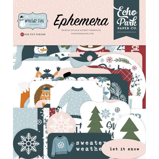 Echo Park - Winter Fun - Ephemera