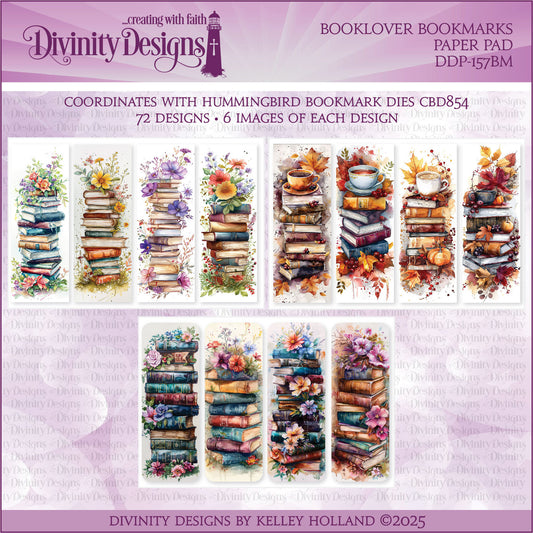 Divinity Designs - Booklover Bookmarks Paper Pad