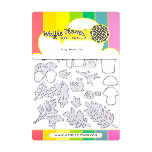 Waffle Flower - Cozy Icons Die Set