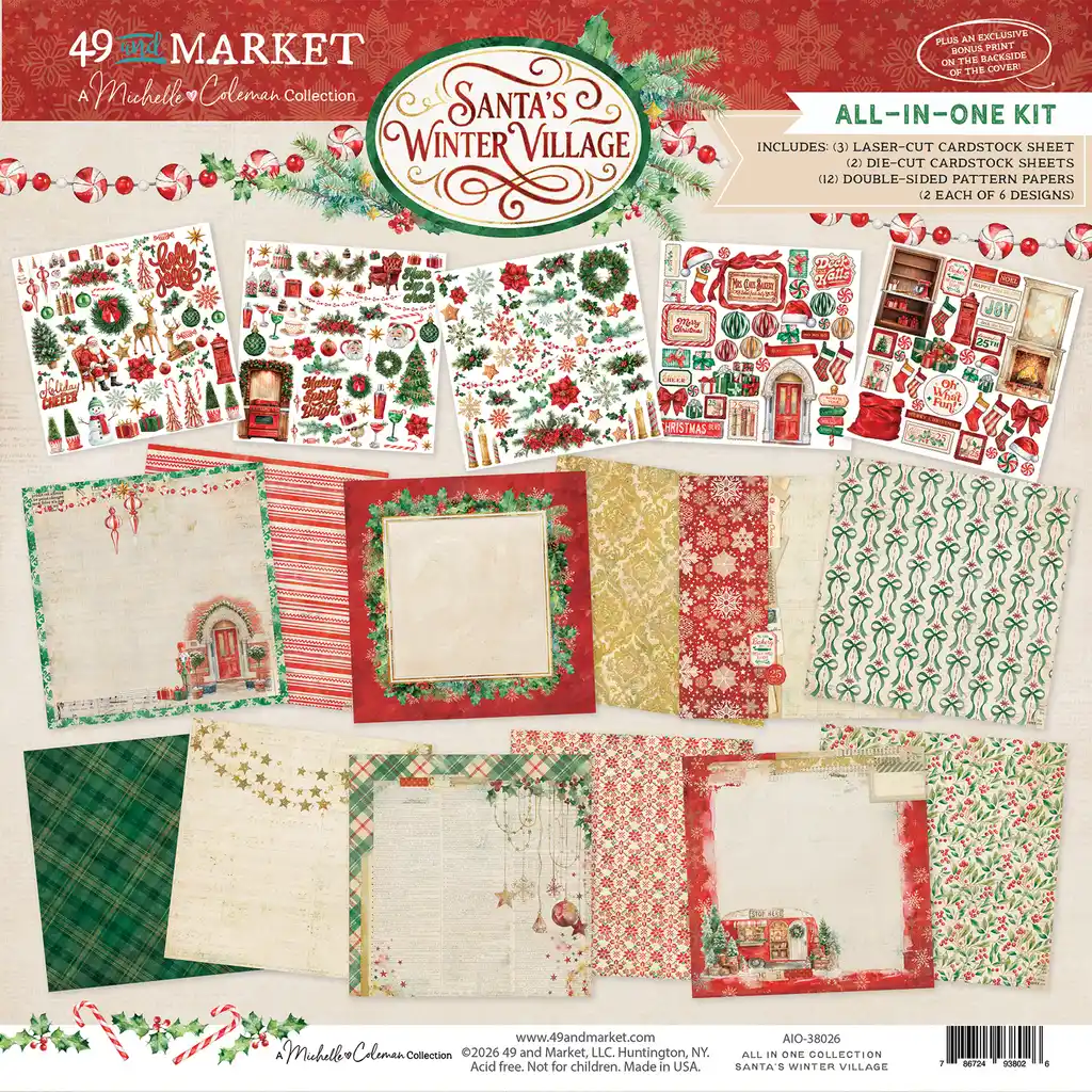 49 and Market - All in One Kit - Santa's Winter Village