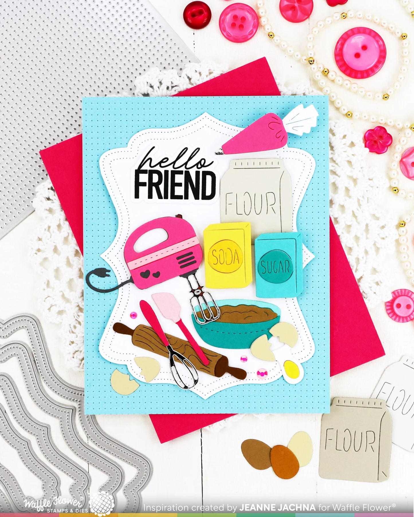 Waffle Flower - Mixed Sentiments Stamp & Die Bundle