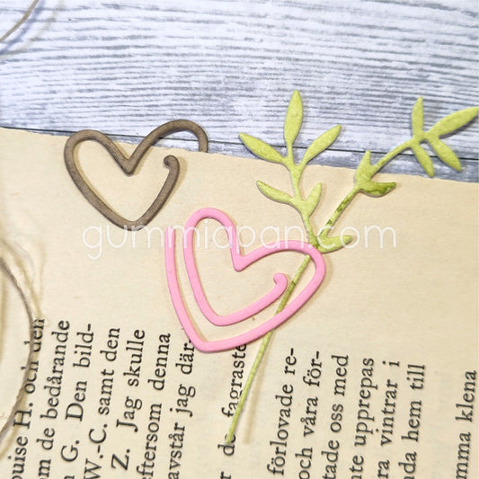 Gummiapan - Heart Shaped Clip Die
