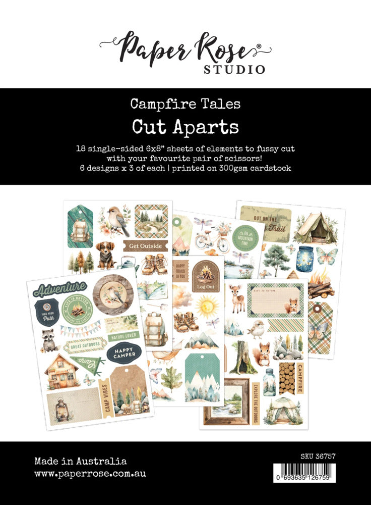 Paper Rose - Campfire Tales - Cut Aparts