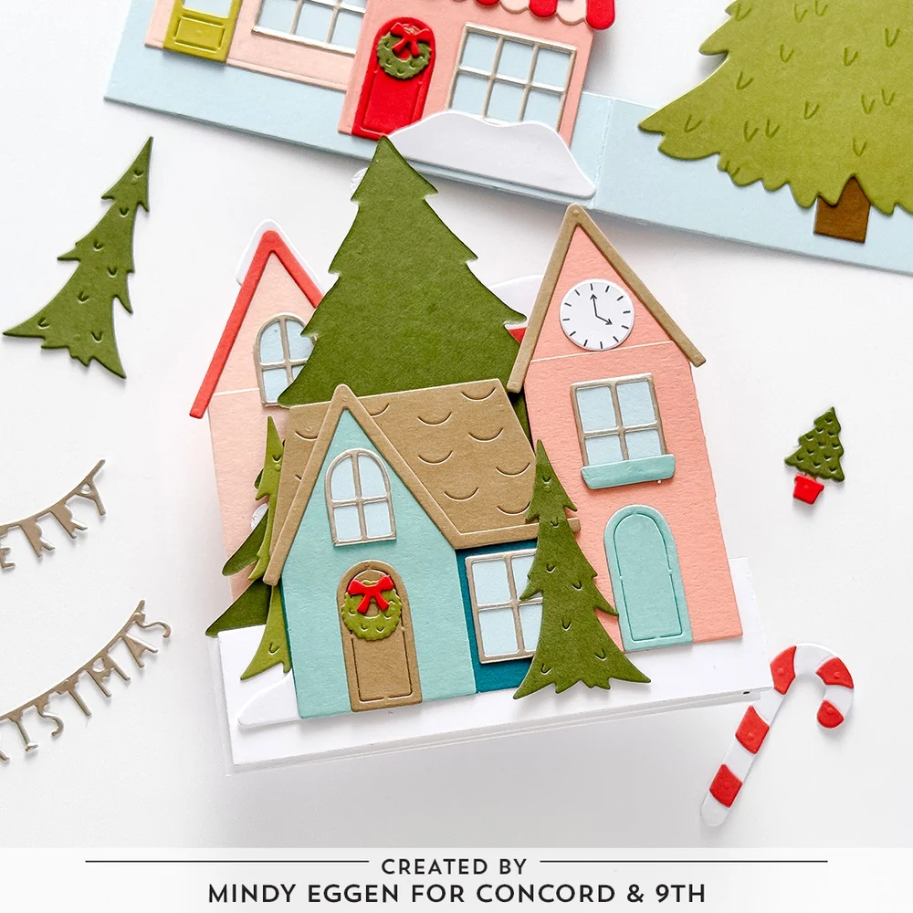 Concord & 9th - North Pole Greetings Stamp & Die Bundle