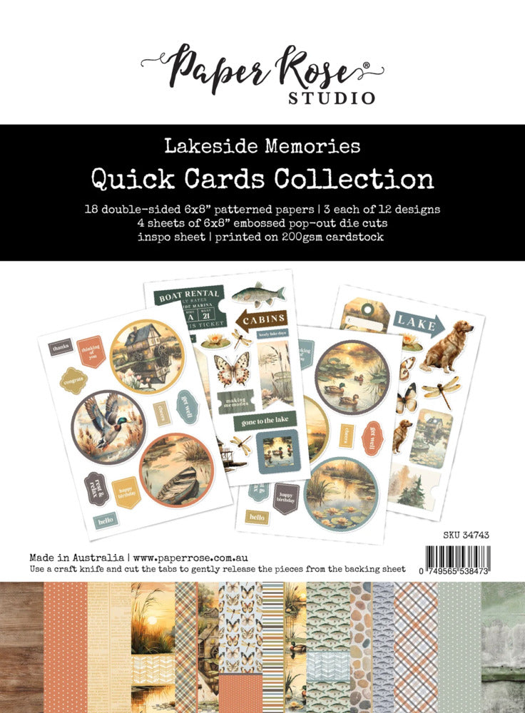 Paper Rose - Lakeside Memories - Quick Cards Collection