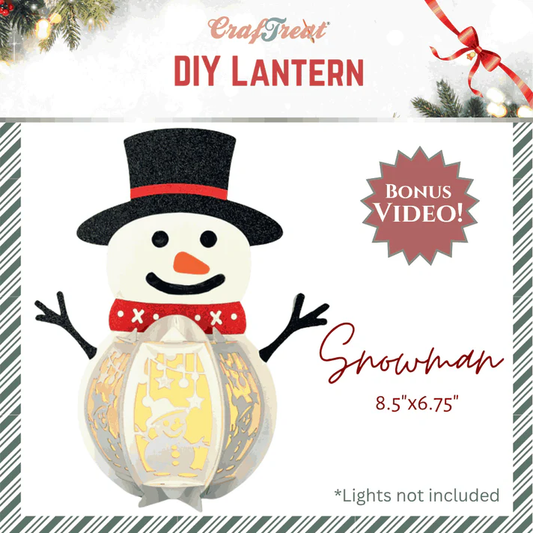 CrafTreat - DIY Paper Lantern - Snowman