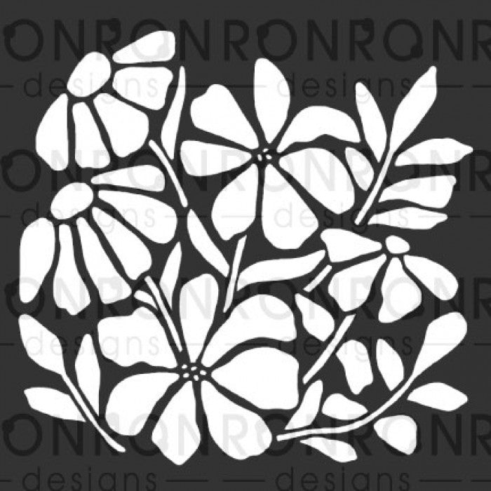 RonRon Designs - Stencil - Sweet Flowering