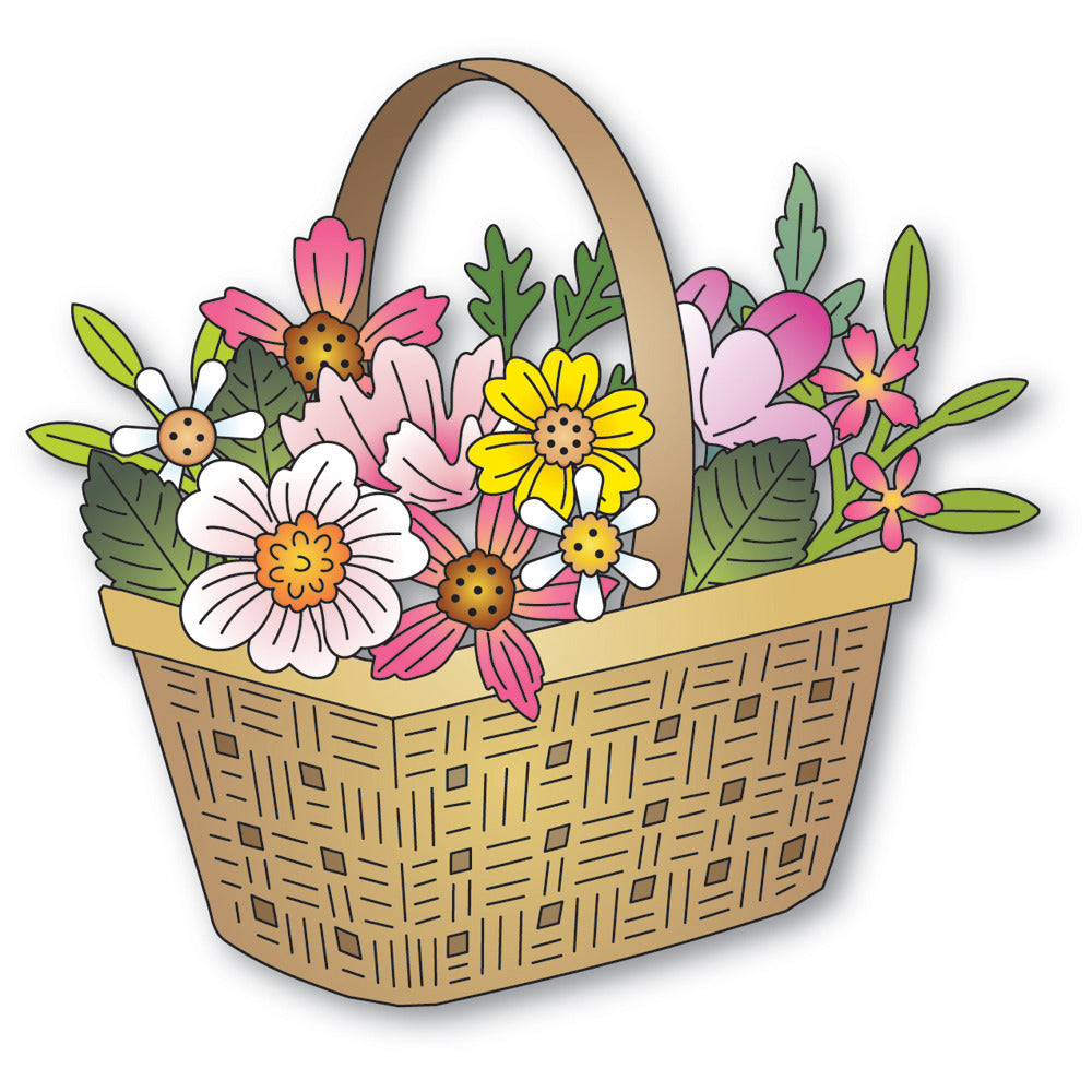 Memory Box - Woven Flower Basket Die Set