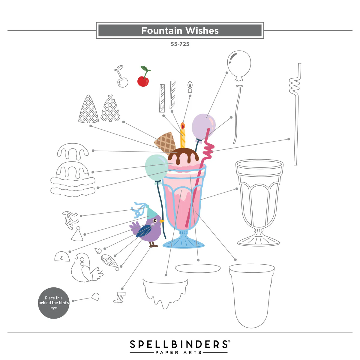 Spellbinders - Fountain Wishes Die Set