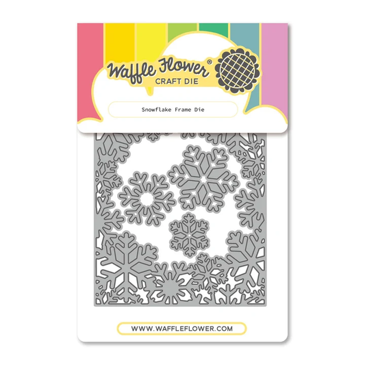 Waffle Flower - Snowflake Frame DIe