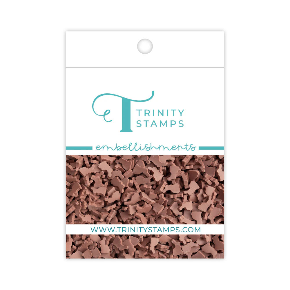Trinity - Chocolate Bunny Clay Embellishment Mix
