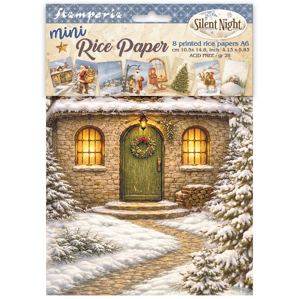 Stamperia - Silent Night - A6 Mini Rice Paper Pack