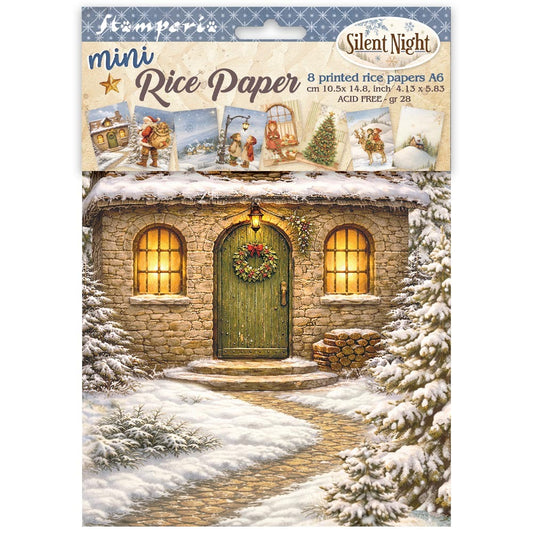 Stamperia - Silent Night - A6 Mini Rice Paper Pack