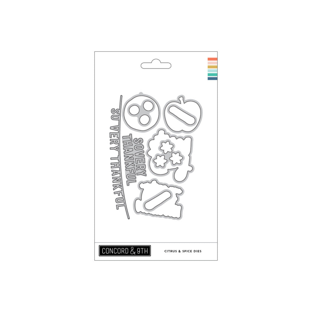 Concord & 9th - Citrus & Spice Stamp, Die & Stencil Bundle