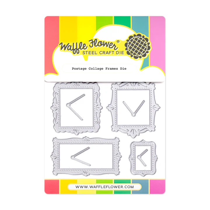 Waffle Flower - Postage Collage - Frames Die Set