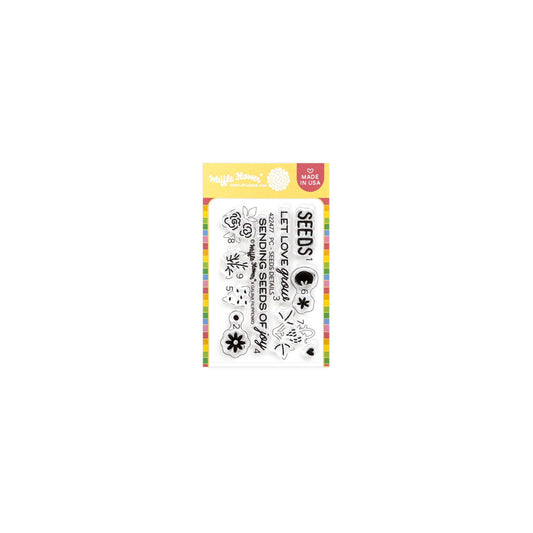 Waffle Flower - Postage Collage - Seed Details Stamp & Die Bundle