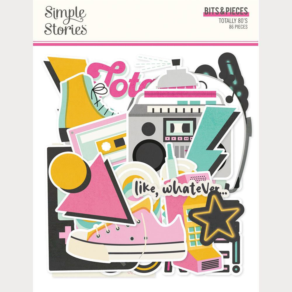 Simple Stories - Totally 80's - Bits & Pieces