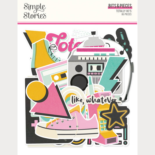 Simple Stories - Totally 80's - Bits & Pieces