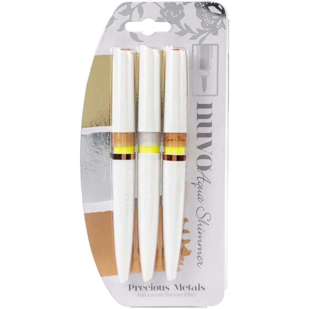 Nuvo - Aqua Shimmer Pens - Precious Metals