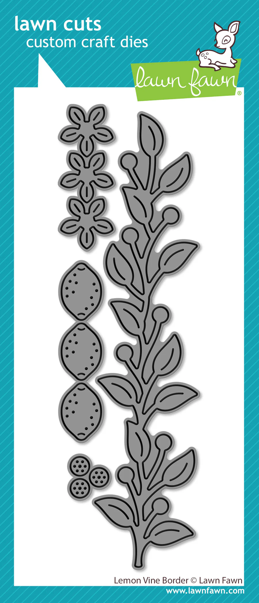 Lawn Fawn - Lemon Vine Border Die