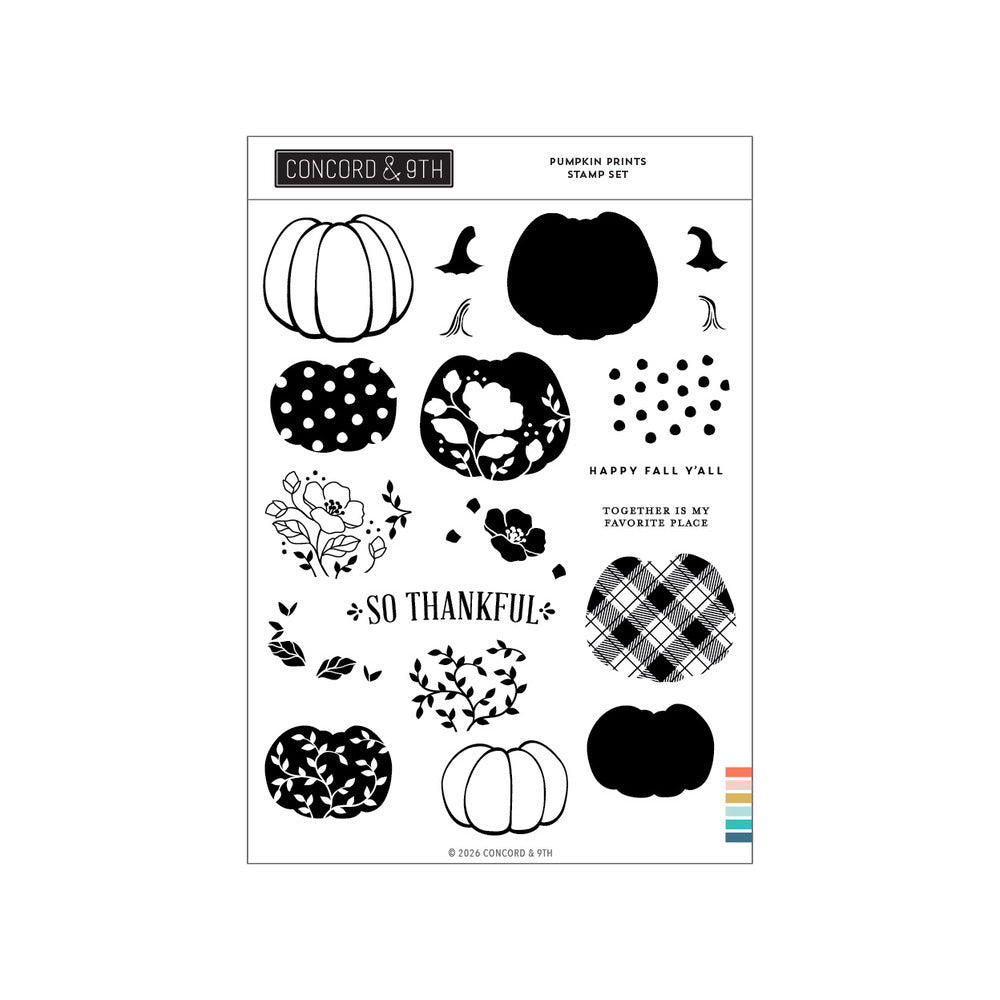 Concord & 9th - Pumpkin Prints Stamp & Die Bundle