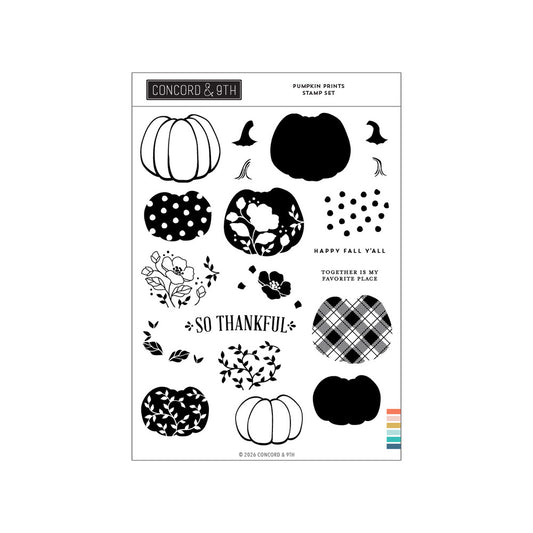 Concord & 9th - Pumpkin Prints Stamp & Die Bundle