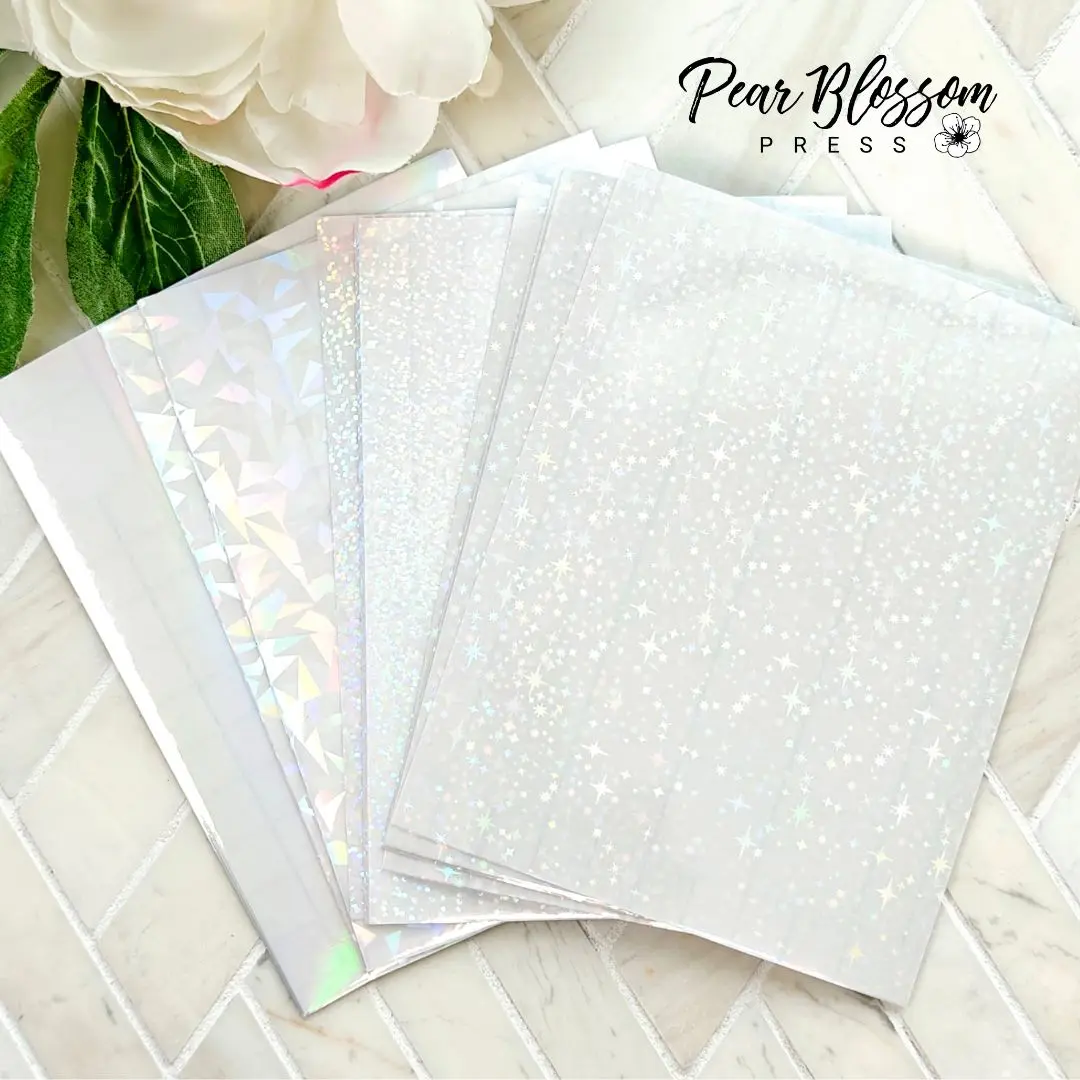 Pear Blossom Press - Holographic Sticker Sheets
