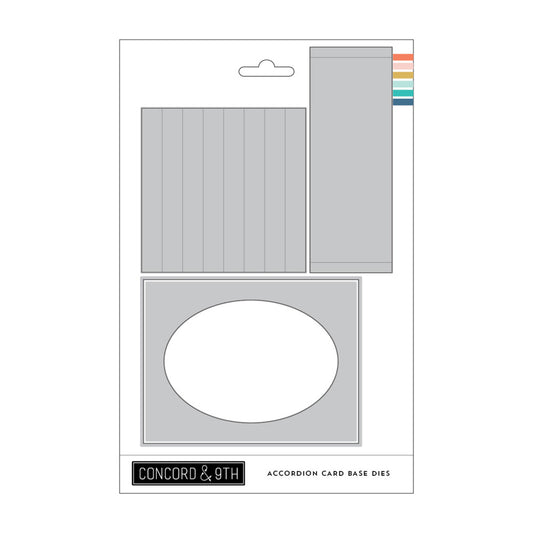 Concord & 9th - Accordion Card Base Die Set