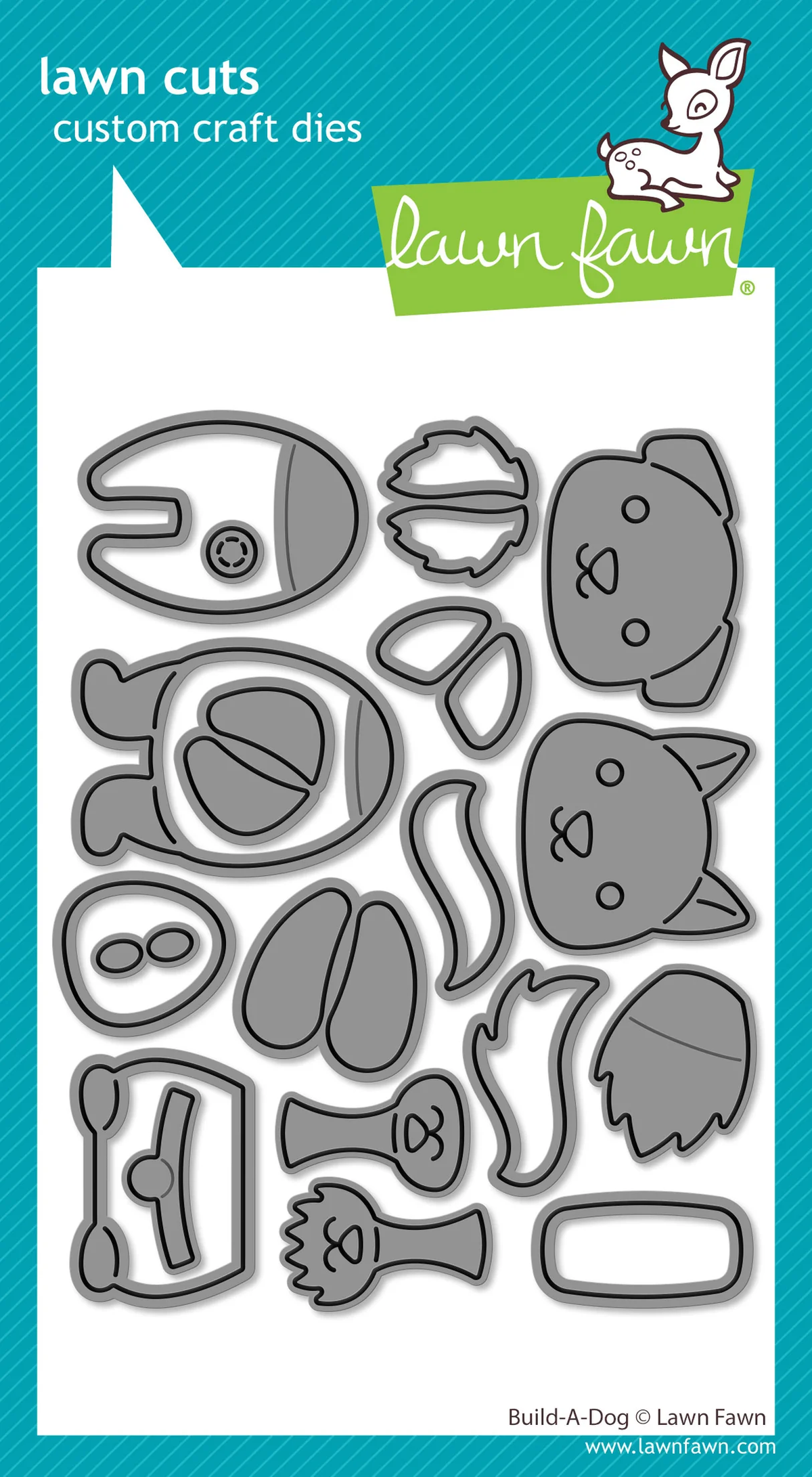 Lawn Fawn - Build-a-Dog Die Set