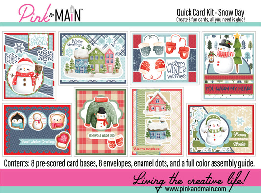 Pink & Main - Quick Card Kit - Snow Days