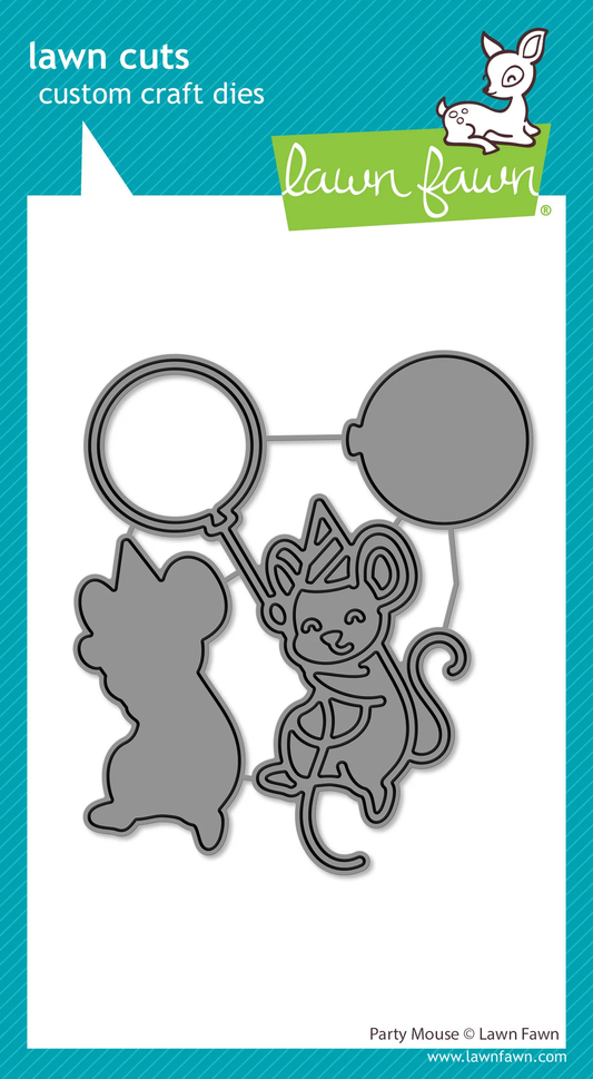 Lawn Fawn - Party Mouse Die Set