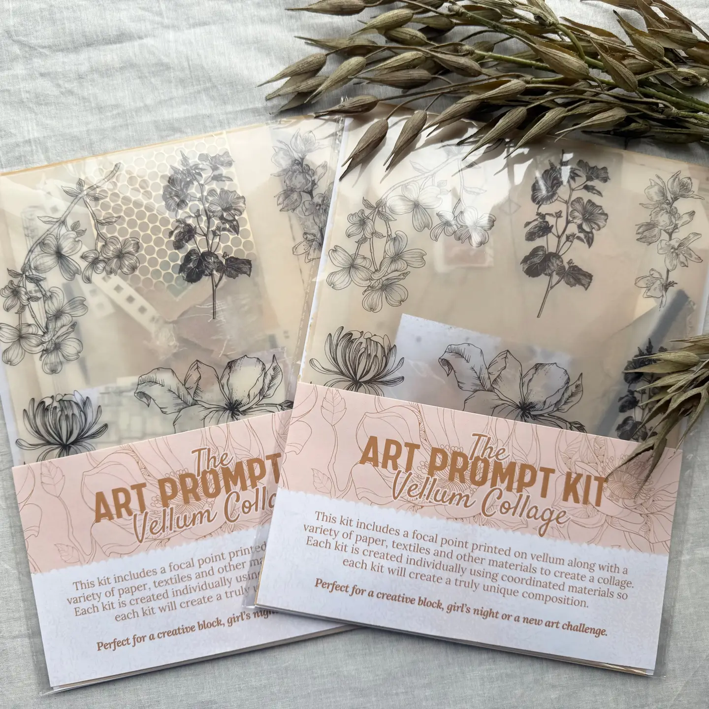 A House of Books - The Art Prompt Kit - Florals