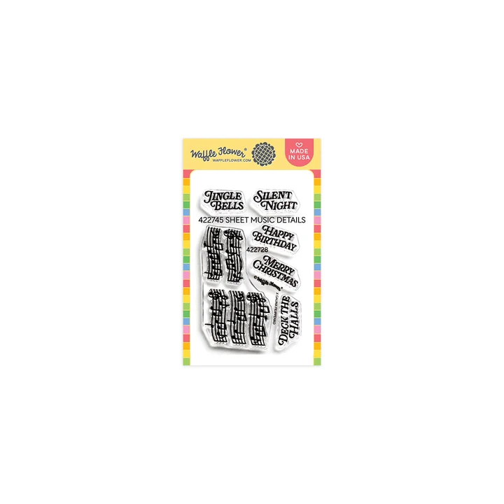 Waffle Flower - Sheet Music Stamp & Die Bundle