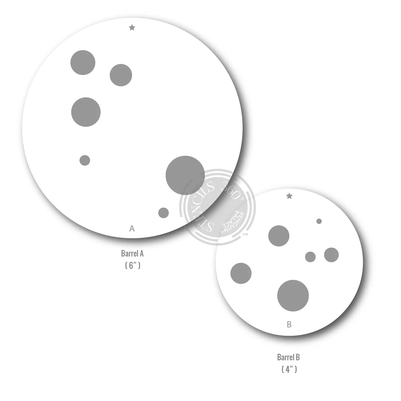 Sunbird Spark - Stencils 360 - Majestic Bokeh Stencil Set