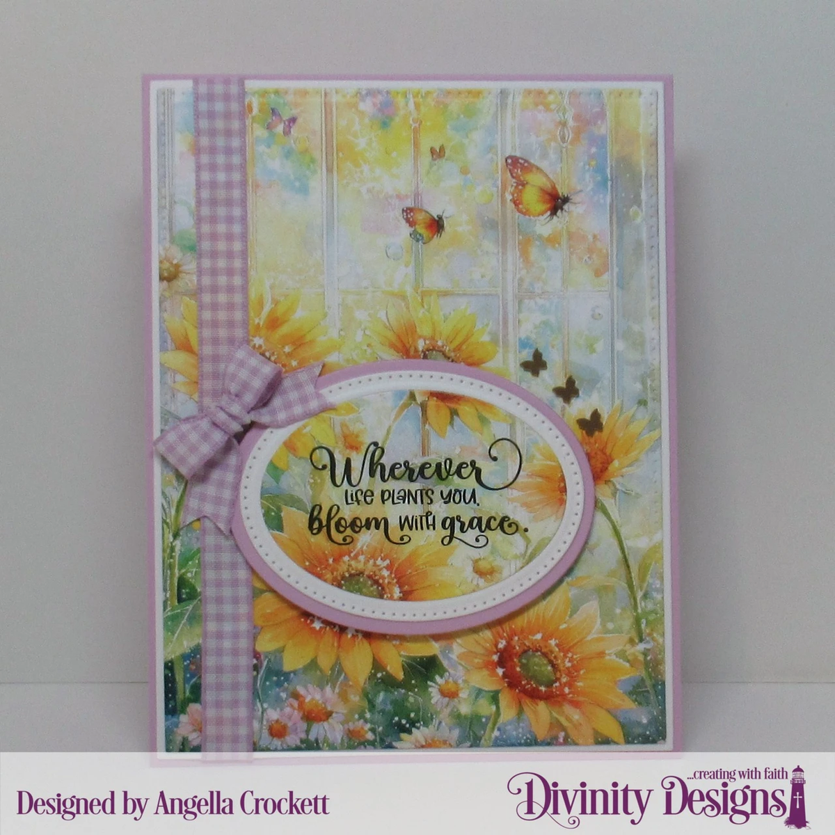 Divinity Designs - A2 Card Fronts - Sunflower Ephemera