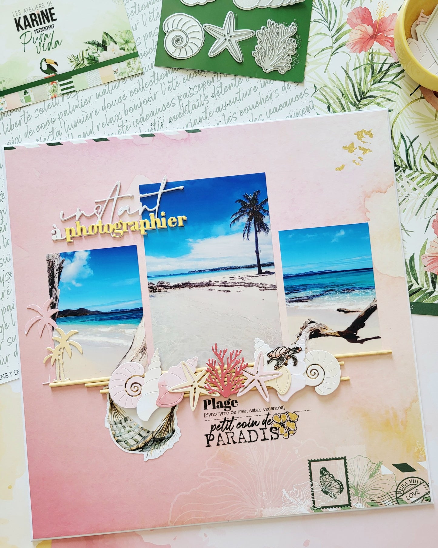 Les Ateliers de Karine - Pura Vida - Palmiers Die Set