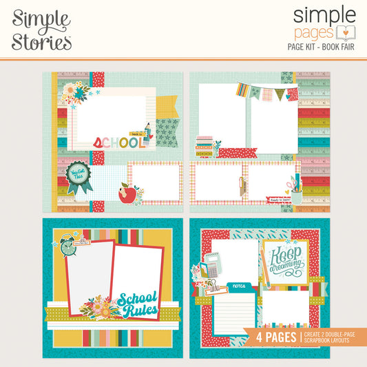 Simple Stories - Book Fair - Page Kit
