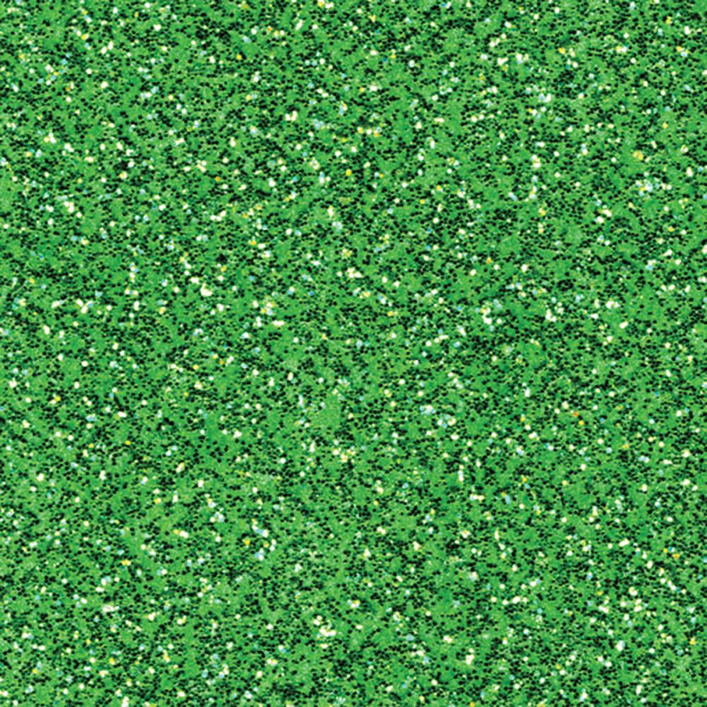 American Crafts - Glitter Silk Cardstock - Green Sheen: 12x12